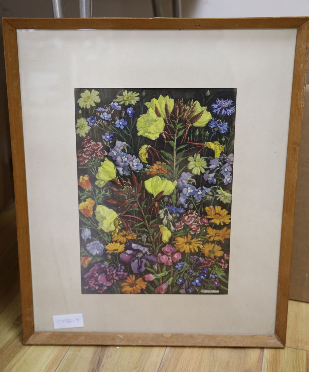 Margaret Patterson, watercolour, Flower study, signed and dated 1930, 35 x 25cm